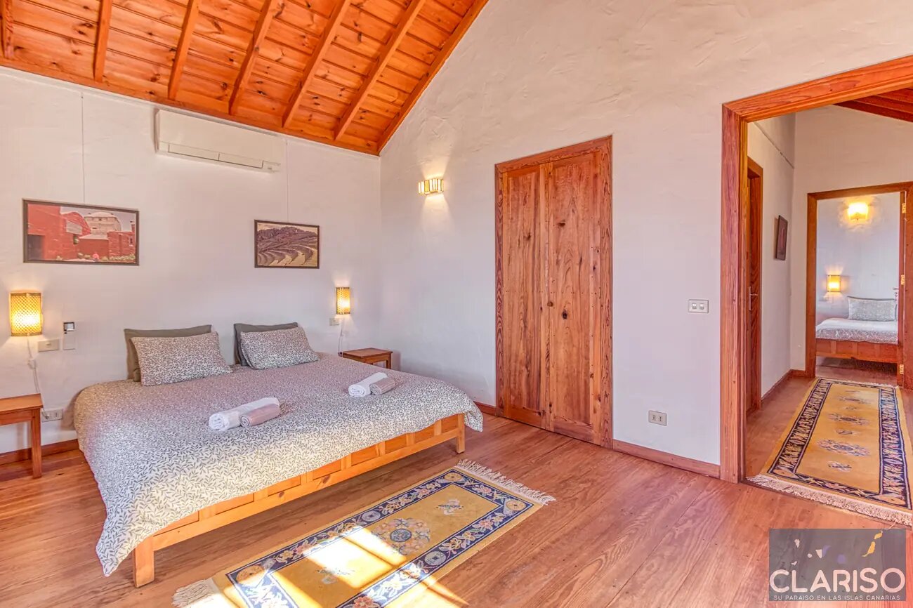 Casa Alpalma: Ferienhaus mit Piano, maurisch-andalusischen Einflüssen und solargeheiztem Sitzpool in Puntagorda auf La Palma