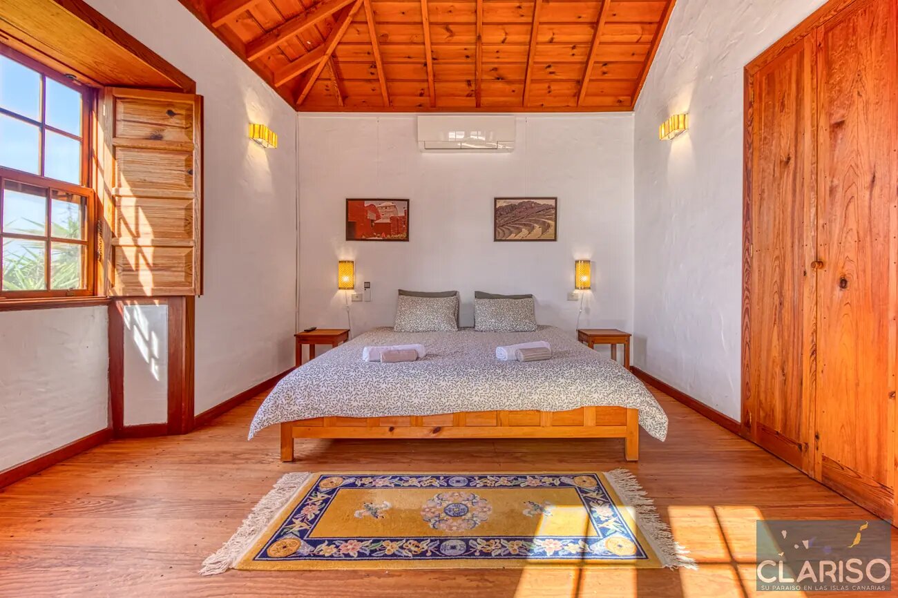 Casa Alpalma: Ferienhaus mit Piano, maurisch-andalusischen Einflüssen und solargeheiztem Sitzpool in Puntagorda auf La Palma