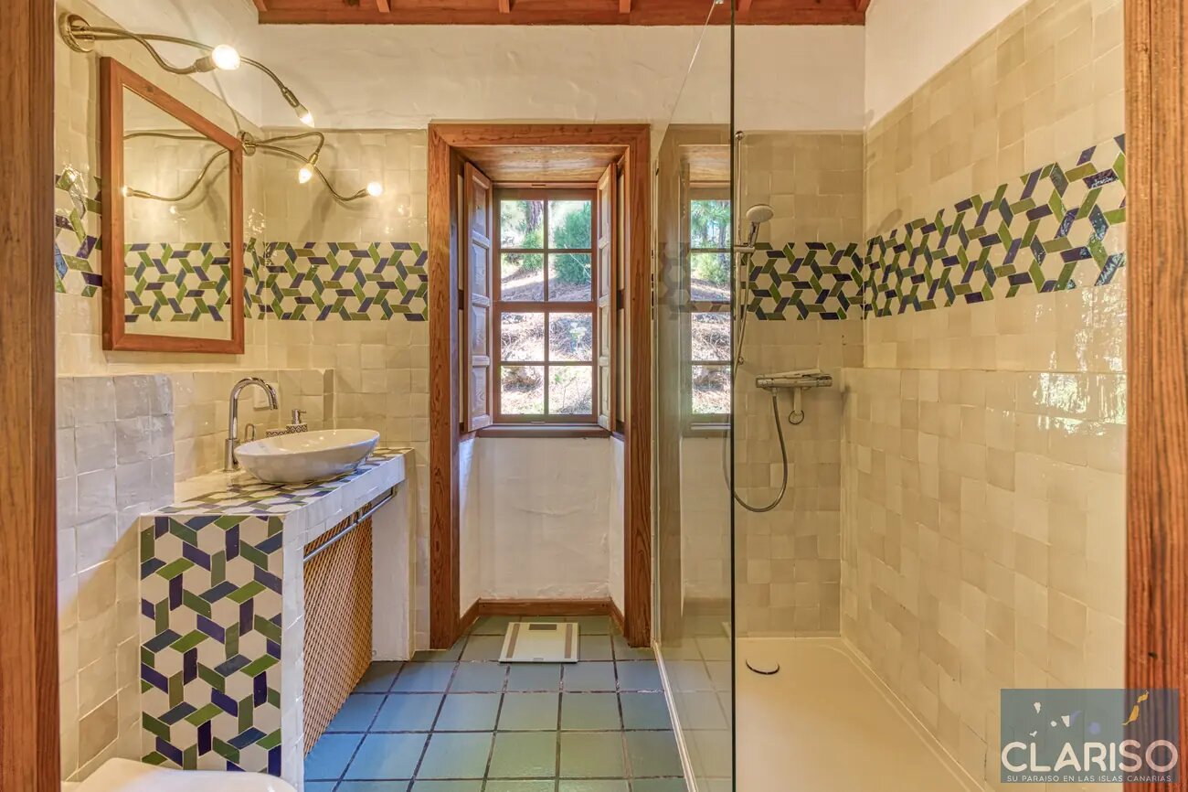 Casa Alpalma: Ferienhaus mit Piano, maurisch-andalusischen Einflüssen und solargeheiztem Sitzpool in Puntagorda auf La Palma