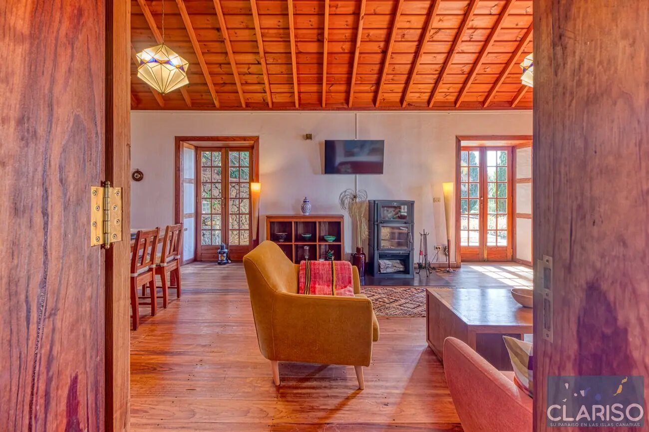 Casa Alpalma: Ferienhaus mit Piano, maurisch-andalusischen Einflüssen und solargeheiztem Sitzpool in Puntagorda auf La Palma
