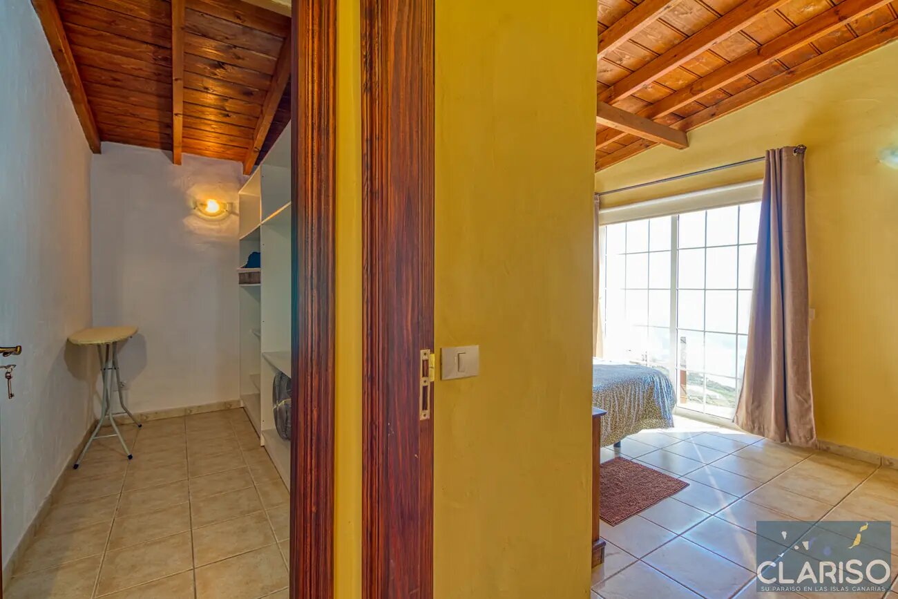 Villa Morrito: Windgeschütztes Ferienhaus mit Jacuzzi und Meerblick am Ende einer Sackgasse in Puntagorda auf La Palma