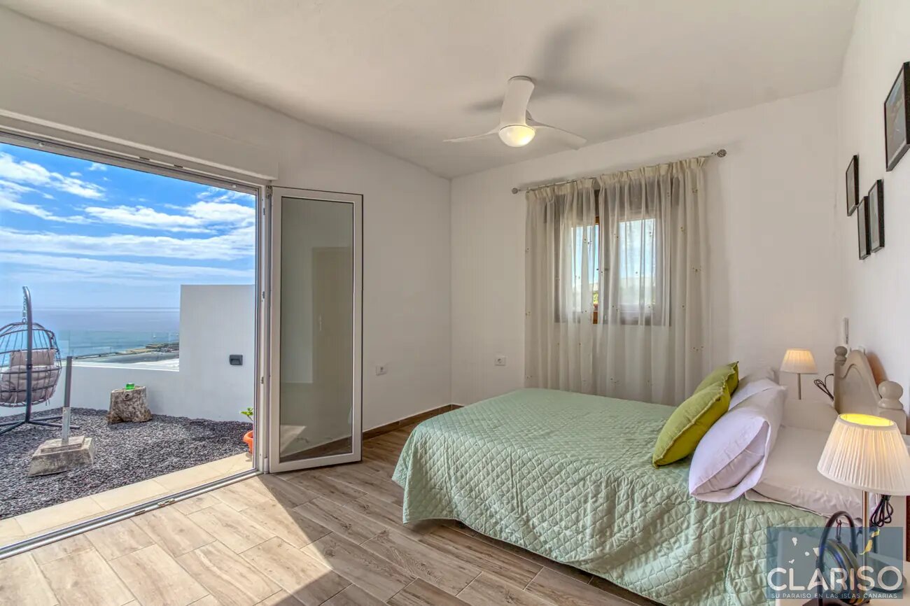 Casa Amanecer: Renoviertes Ferienhaus mit Meerblick in einer Bananenfinca in Villa de Mazo auf La Palma
