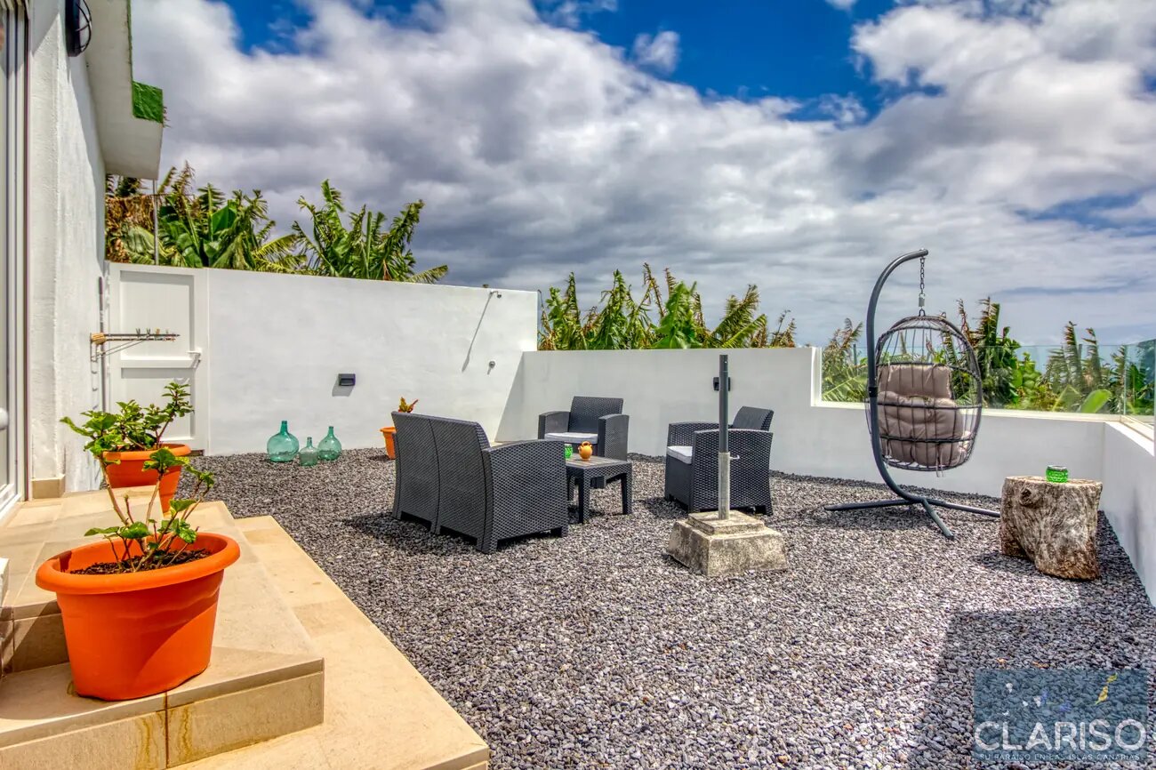 Casa Amanecer: Renoviertes Ferienhaus mit Meerblick in einer Bananenfinca in Villa de Mazo auf La Palma