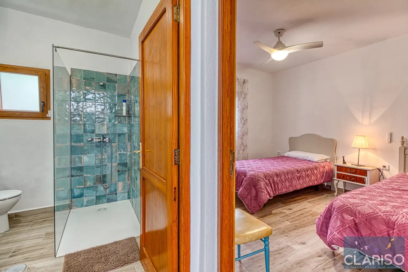 Casa Amanecer: Renoviertes Ferienhaus mit Meerblick in einer Bananenfinca in Villa de Mazo auf La Palma