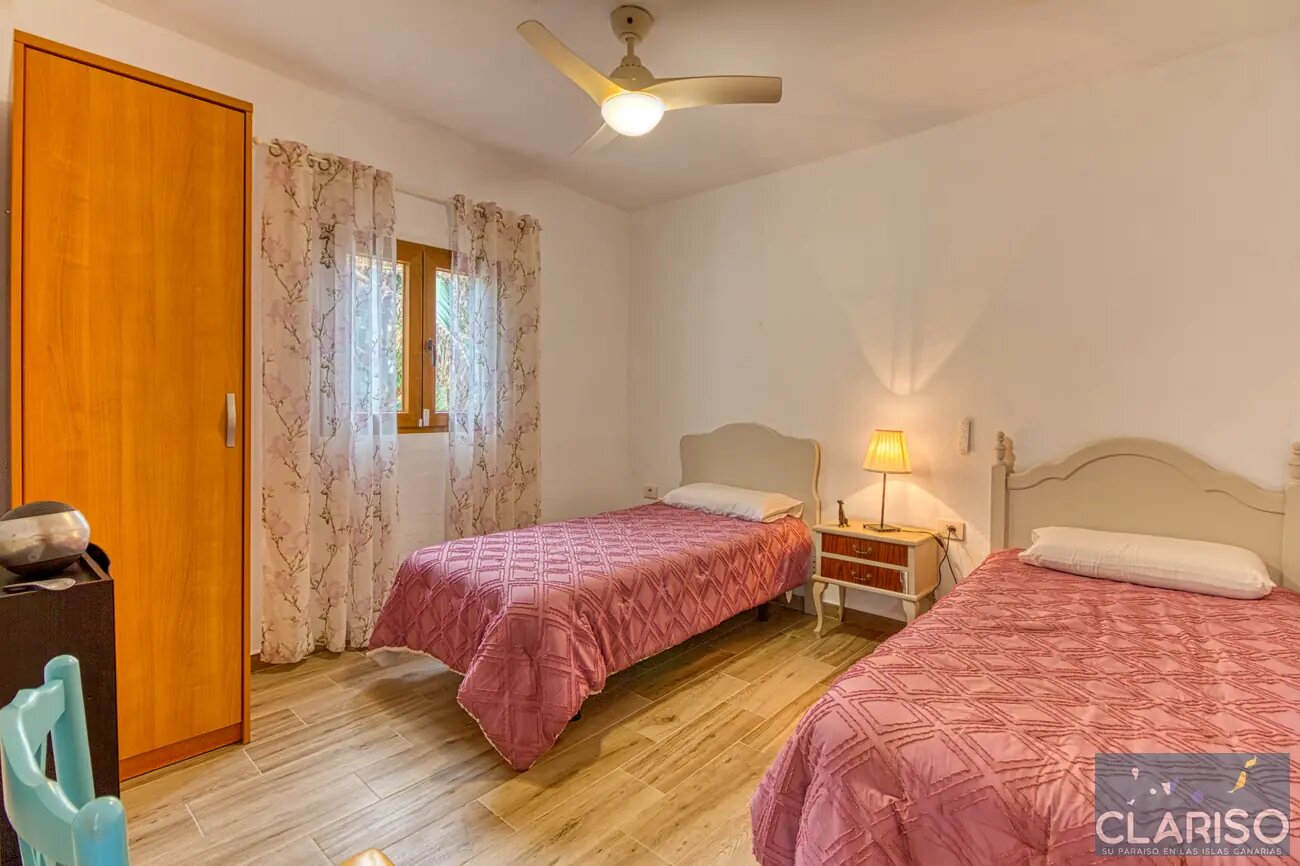 Casa Amanecer: Renoviertes Ferienhaus mit Meerblick in einer Bananenfinca in Villa de Mazo auf La Palma