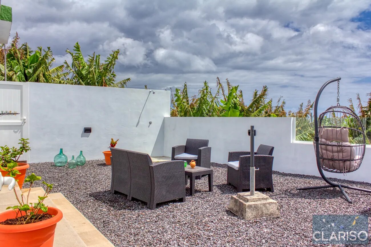 Casa Amanecer: Renoviertes Ferienhaus mit Meerblick in einer Bananenfinca in Villa de Mazo auf La Palma