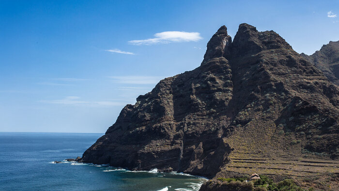 Blick auf die Roque de los Dos Hermanos mit den Zwillingsgipfeln | © Sunhikes Blick auf die Roque de los Dos Hermanos mit den Zwillingsgipfeln | © Sunhikes