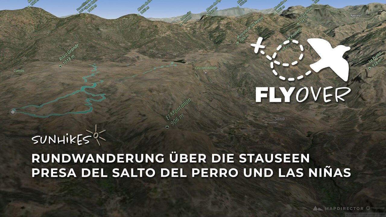 Zwei malerische Seen im weiten Felsrund: Das große Stauseen-Flyover auf Gran Canaria