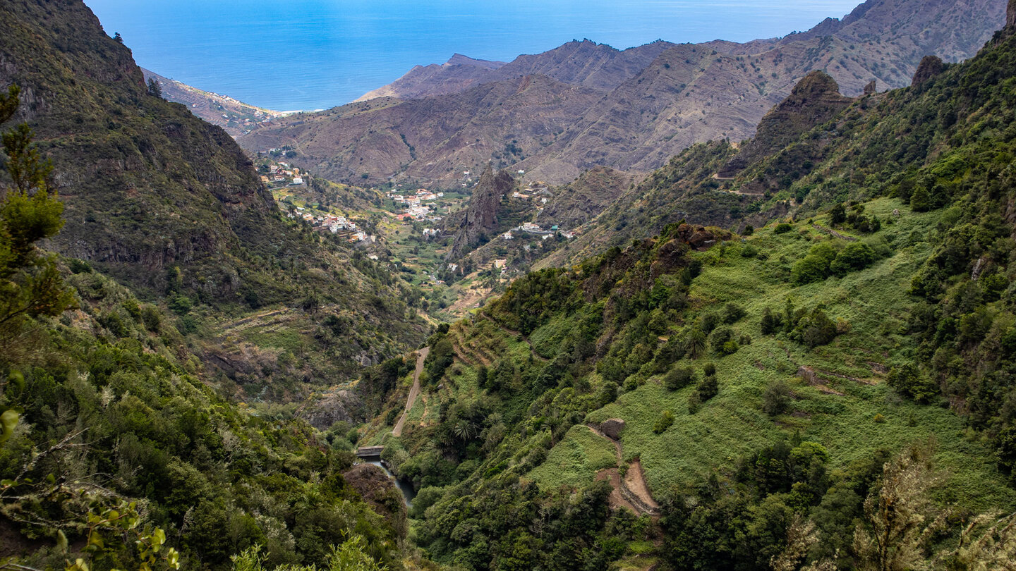 traumhafter Ausblick über die Cedro-Schlucht nach Hermigua