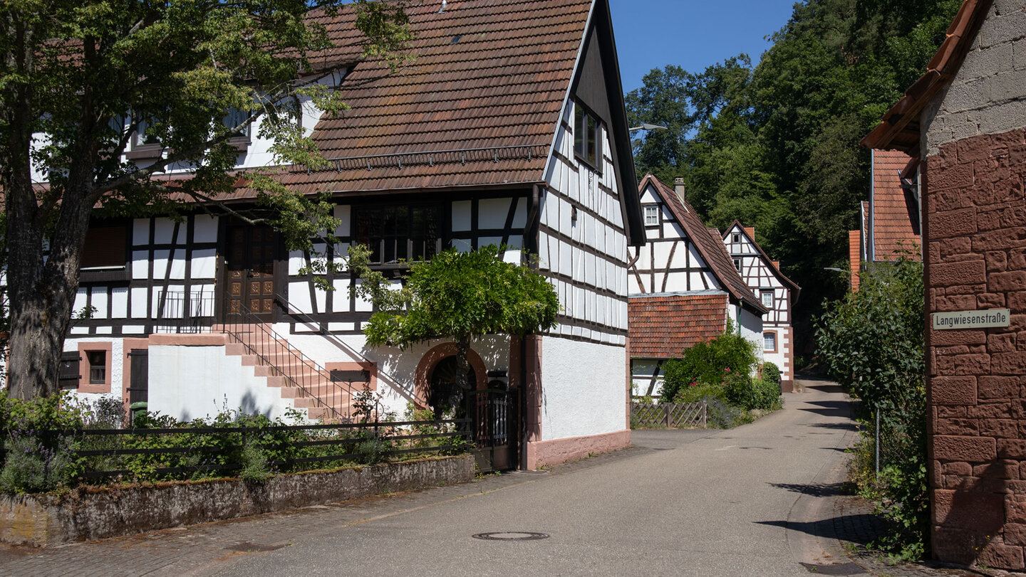 Dorfidylle in Oberschlettenbach.
