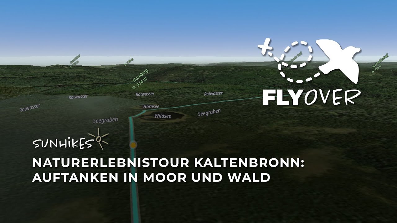 Naturerlebnistour Kaltenbronn im Schwarzwald – Flyover