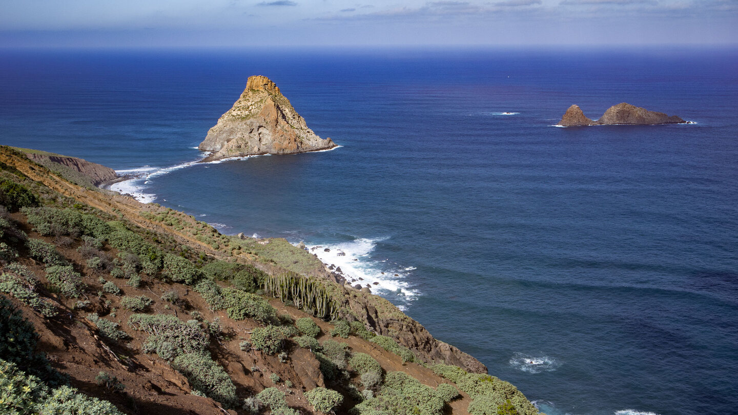 Ausblick auf Roque Dentro und Roque de Fuera | © ©SUNHIKES Ausblick auf Roque Dentro und Roque de Fuera | © ©SUNHIKES