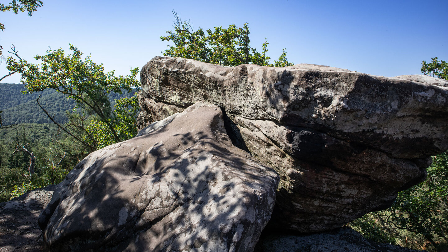 Buntsandsteinfelsen am Drachenfels Südfels