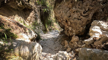 Barranco del Arco am Wasserkanal Acequia Lízar