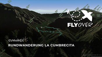 La Palma – Mini-Tour mit Riesen-Aussicht: Die Caldera-Blicke von La Cumbrecita im 3D-Flyover