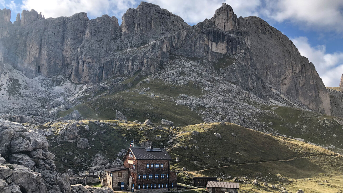 Rifugio Roda di Vael - Berghütte im Rosengarten Rifugio Roda di Vael - Berghütte Rosengarten