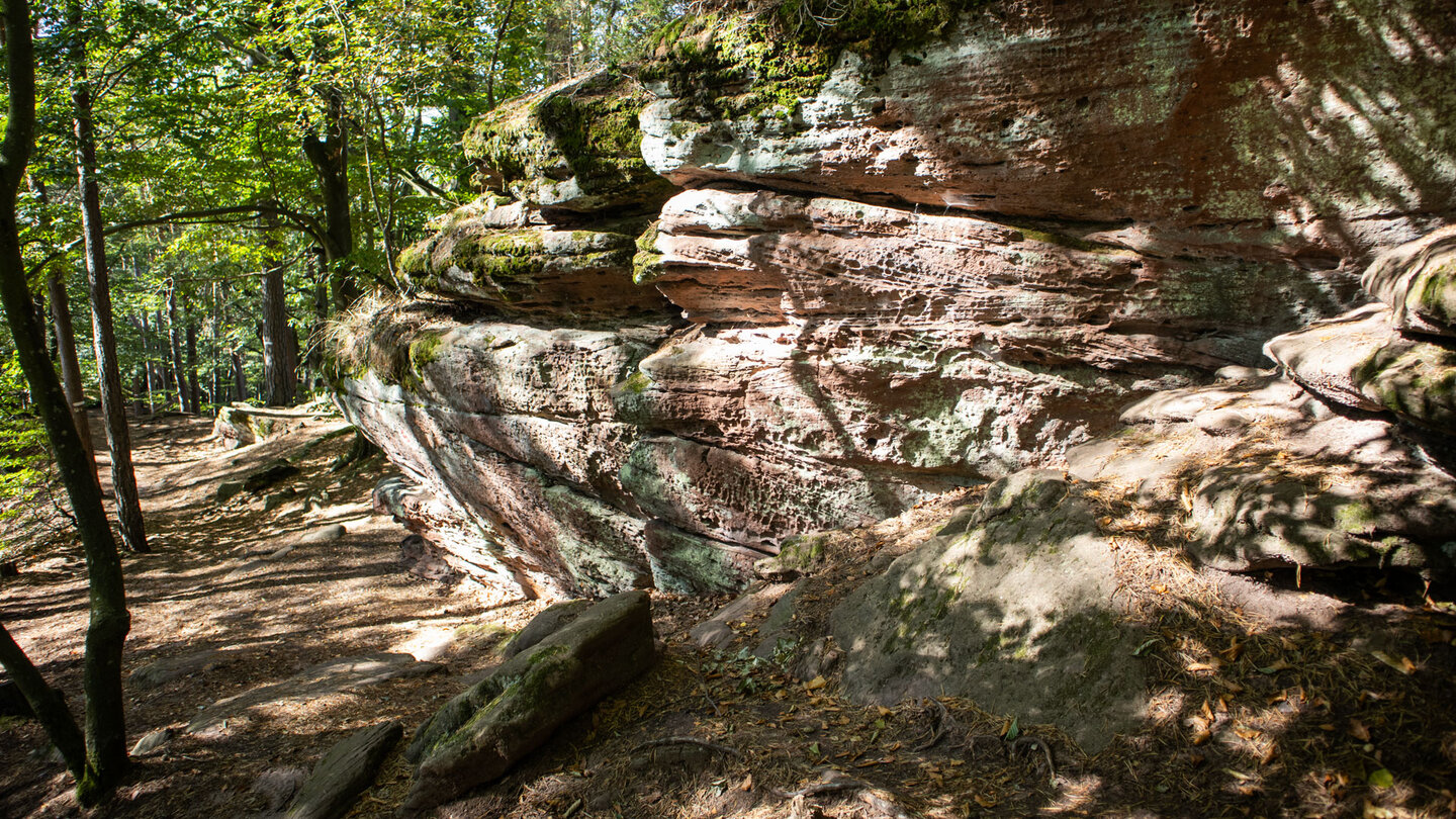 Wanderung auf dem Felsensteig zur Burg Fleckenstein