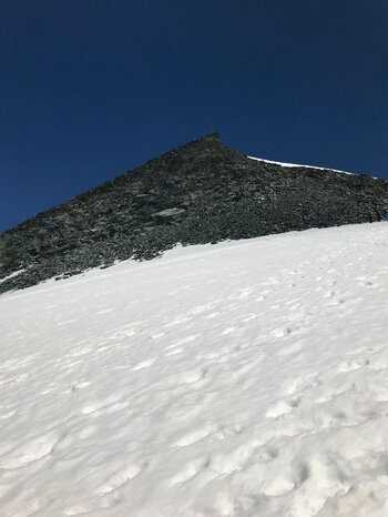 Gipfelkreuz des Allalinhorns