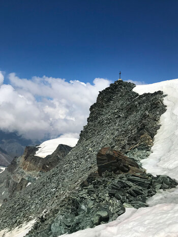 Felsflanke am Allalinhorn