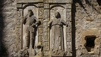 Epitaph für Weigerich und Benedicta von Gemmingen in der Burg Hornberg