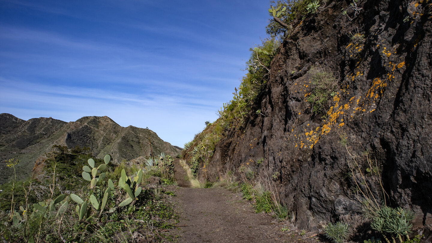 Wanderroute oberhalb El Palmar