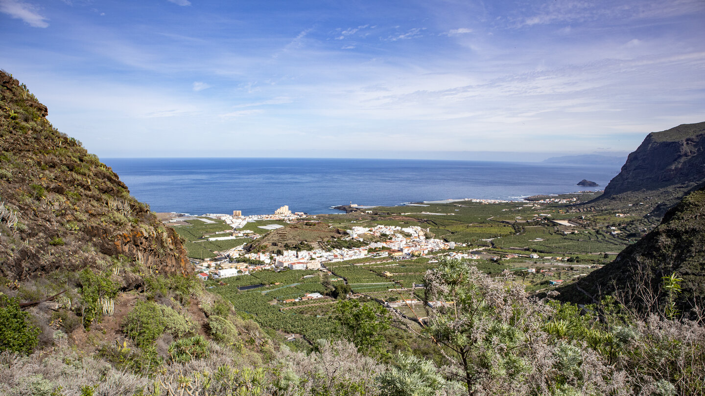 Los Silos mit dem Roque de Garachico