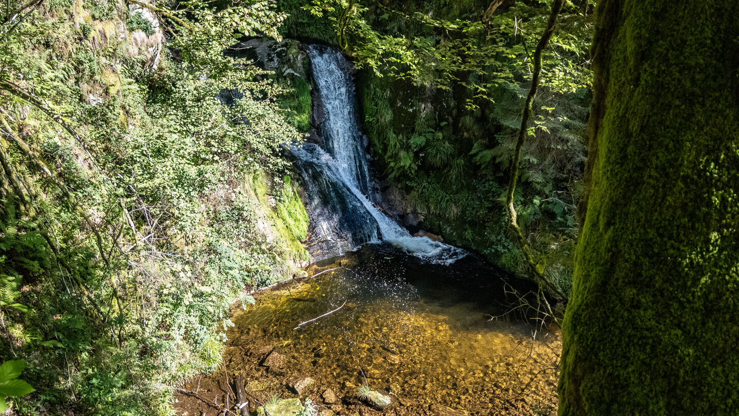 wunderbarer Ausblick auf die Kaskaden des Allerheilige-Wasserfall entlang der Wanderroute Blick auf die Kaskaden des Allerheilige-Wasserfall entlang der Wanderroute