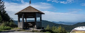Panorama von der Schweizerkopfhütte