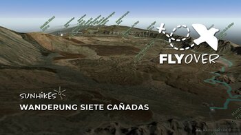 Auf historischen Pfaden der Ureinwohner Teneriffas: Die Wanderung Siete Cañadas im 3D-Flyover
