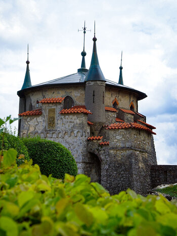 Turm auf Schloss Lichtenstein