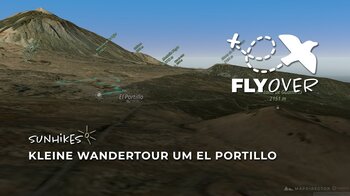 Die nordöstliche Caldera entdecken: Kleine Rundtour um El Portillo im Flyover Video