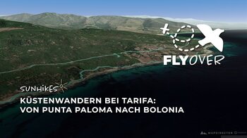 Von Punta Paloma nach Bolonia: Traumhafte Küstentour bei Tarifa im 3D-Flyover