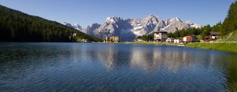 Lago di Misurina in den Ampezzaner Dolomiten