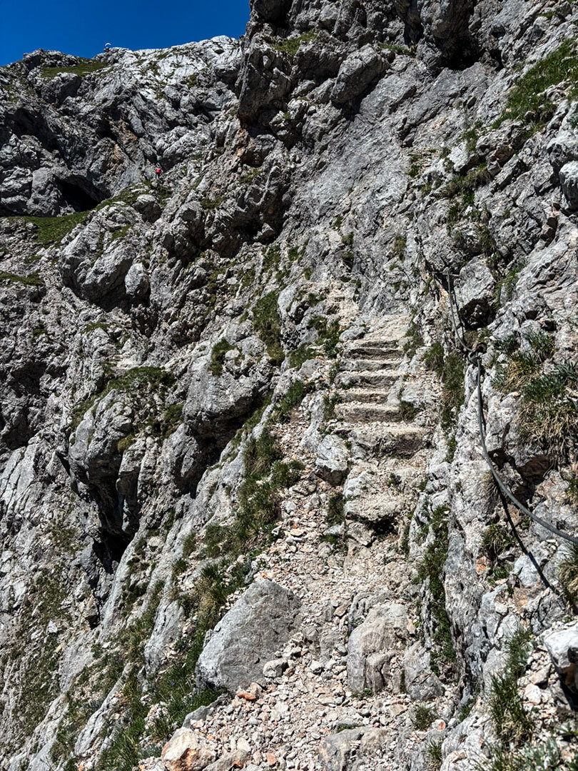 Alpiner Steig im Steinernen Meer