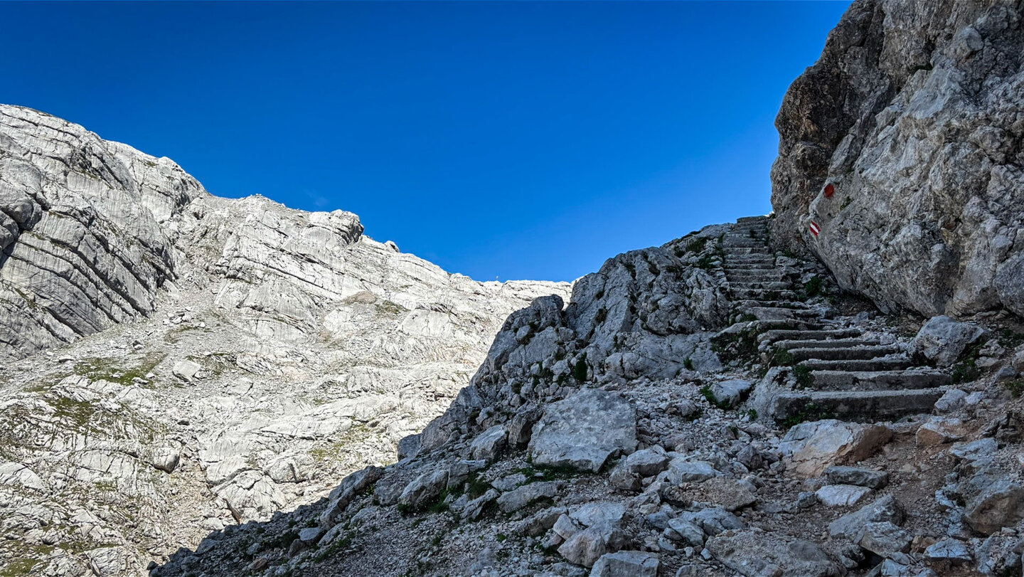 Felsentreppe im Steinernen Meer