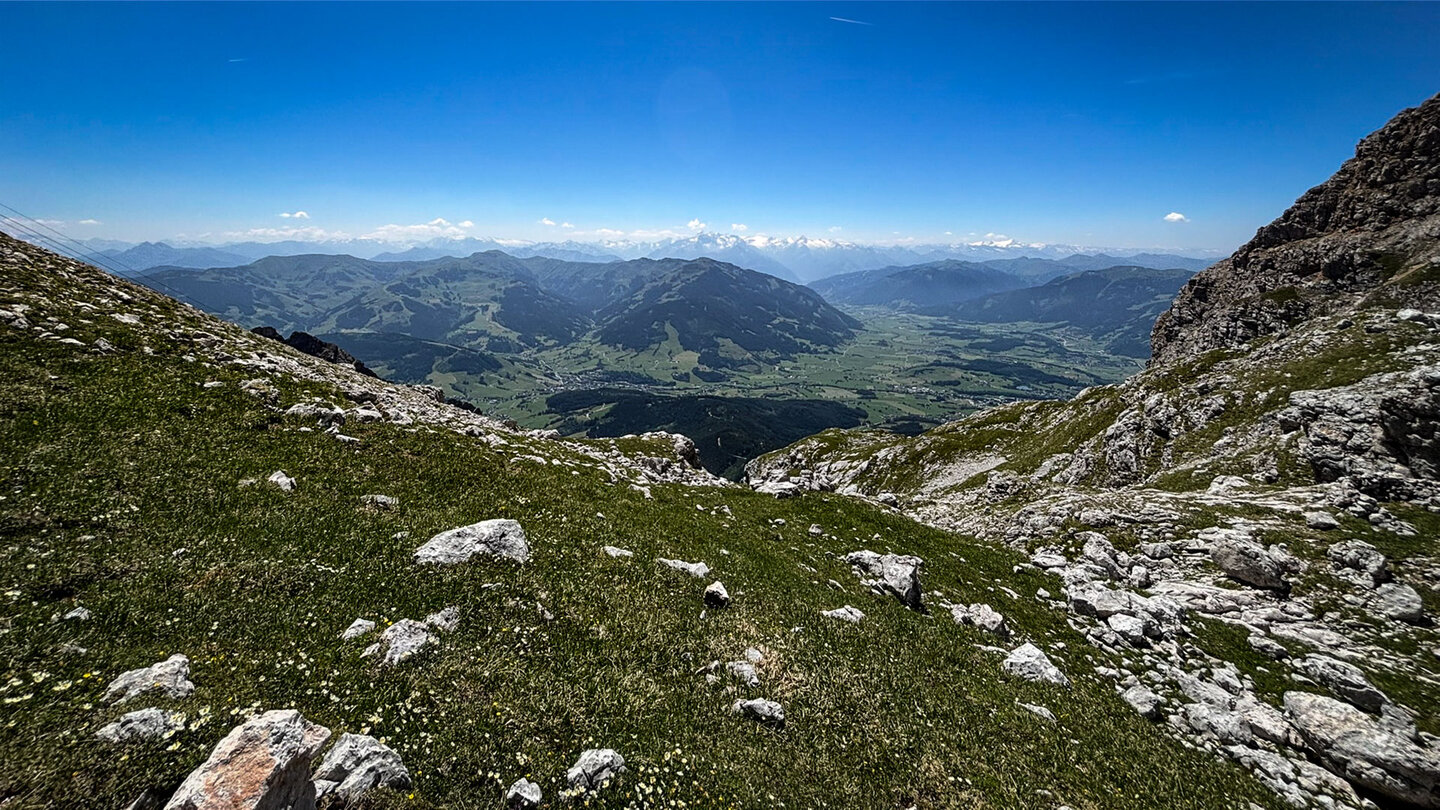 Panorama über Saalfelden im Salzburger Land