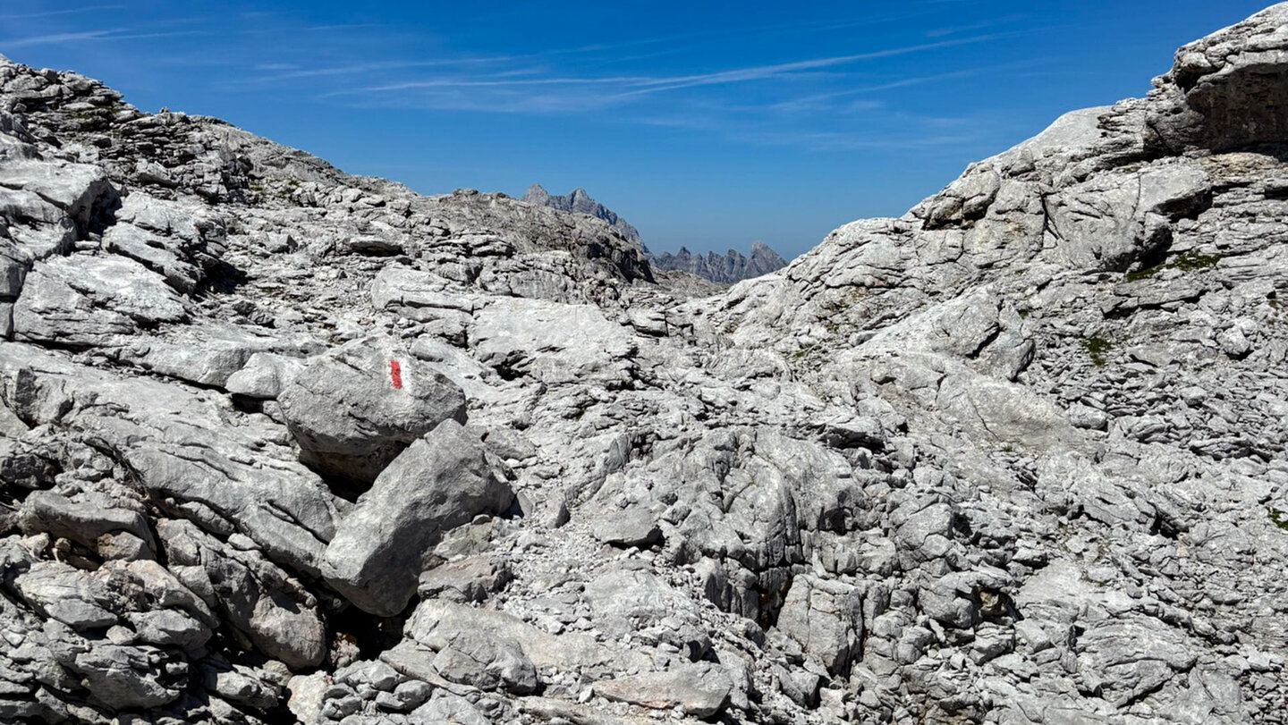 Alpiner Felsenweg durch das Steinerne Meer