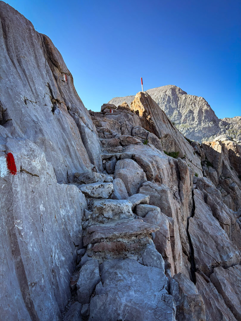 Alpiner Steig in den Berchtesgadener Alpen