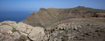 Ausblicke aufs Risco de Famara entlang der Wanderroute