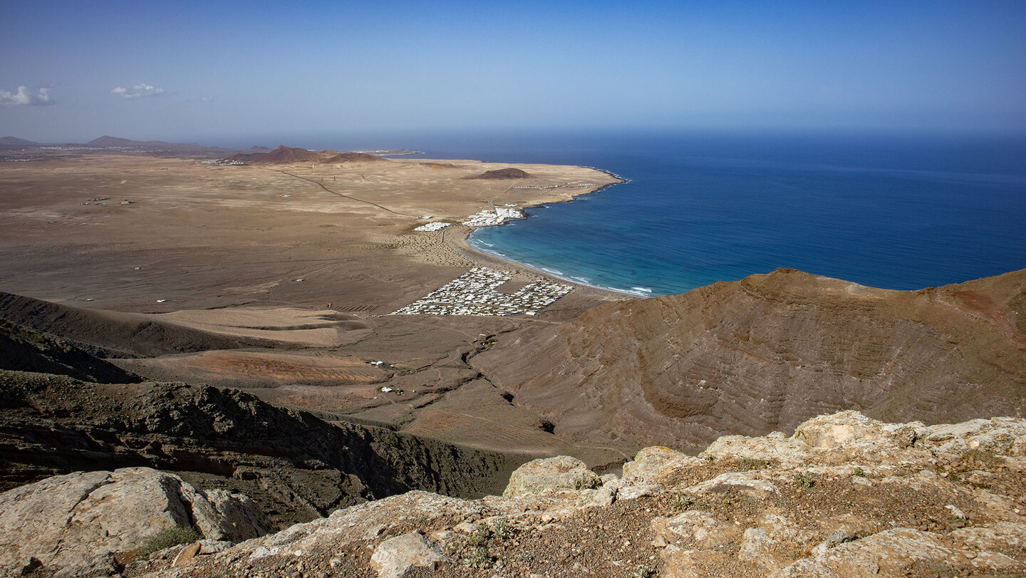 Blick über die Bucht von Famara