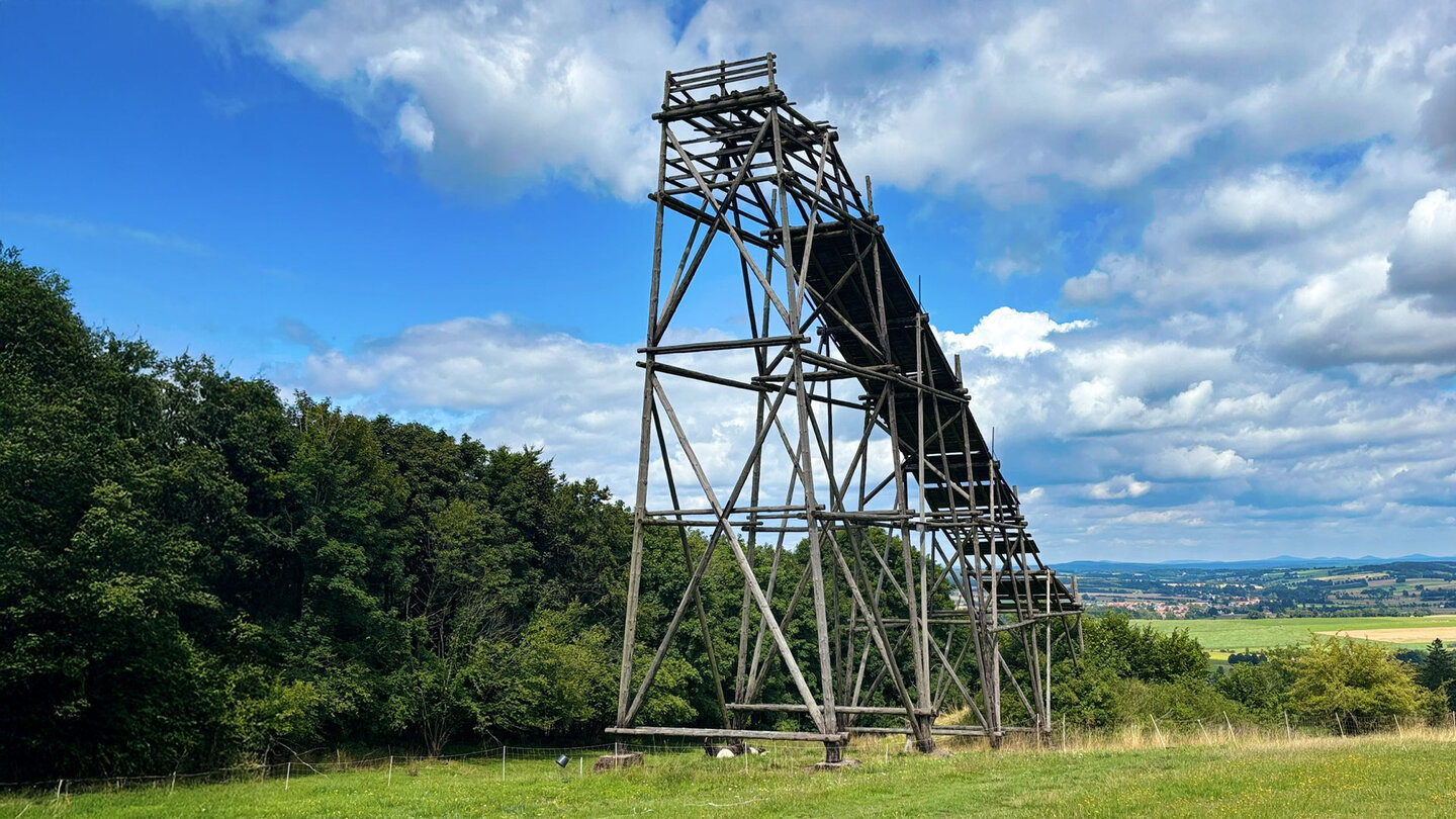 die historische Wilhelm-Dillemuth-Schanze auf dem Höllerich Wilhelm-Dillemuth-Schanze auf dem Höllerich