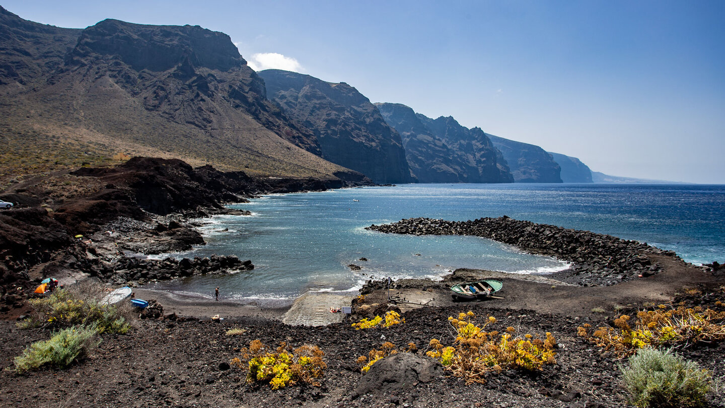 die Badebucht an der Punta de Teno liegt am Ausgangspunkt der Wanderung