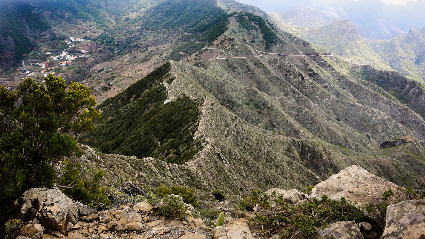 Ausblick vom Gipfel des Baracán bis zur Cumbre de Bolico