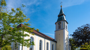 der Startpunkt des Schluchtensteigs liegt an der Kirche in Stühlingen