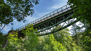 das Eisenbahnviadukt der Sauschwänzlebahn über die Wutach