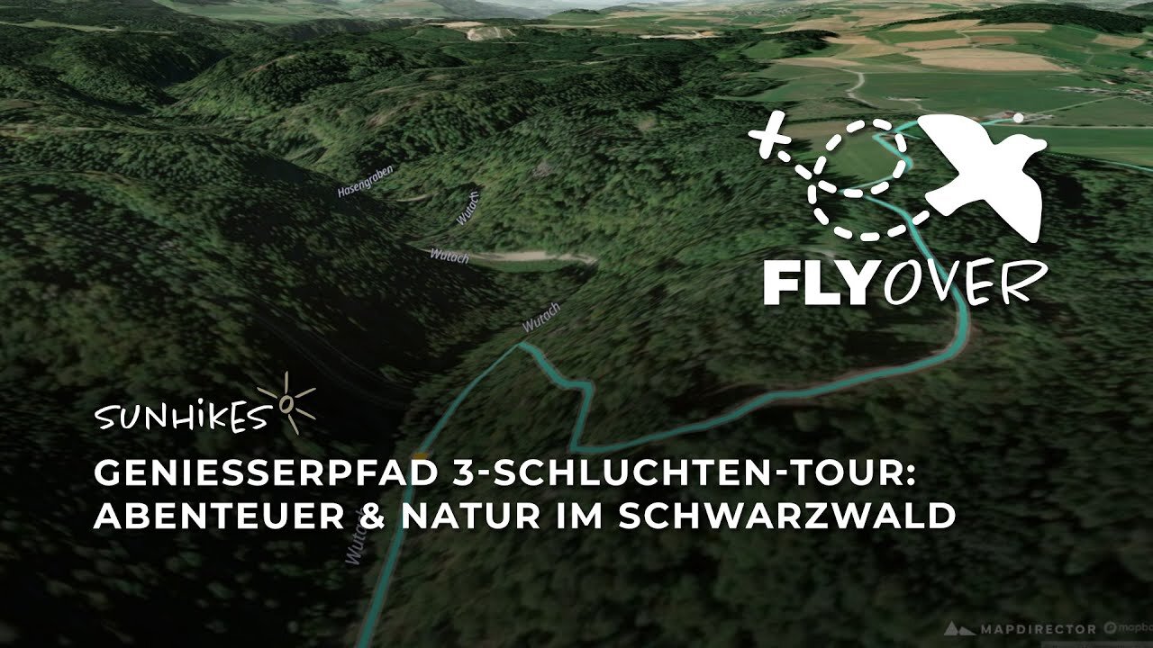 3-Schluchten-Tour Schwarzwald – Flyover