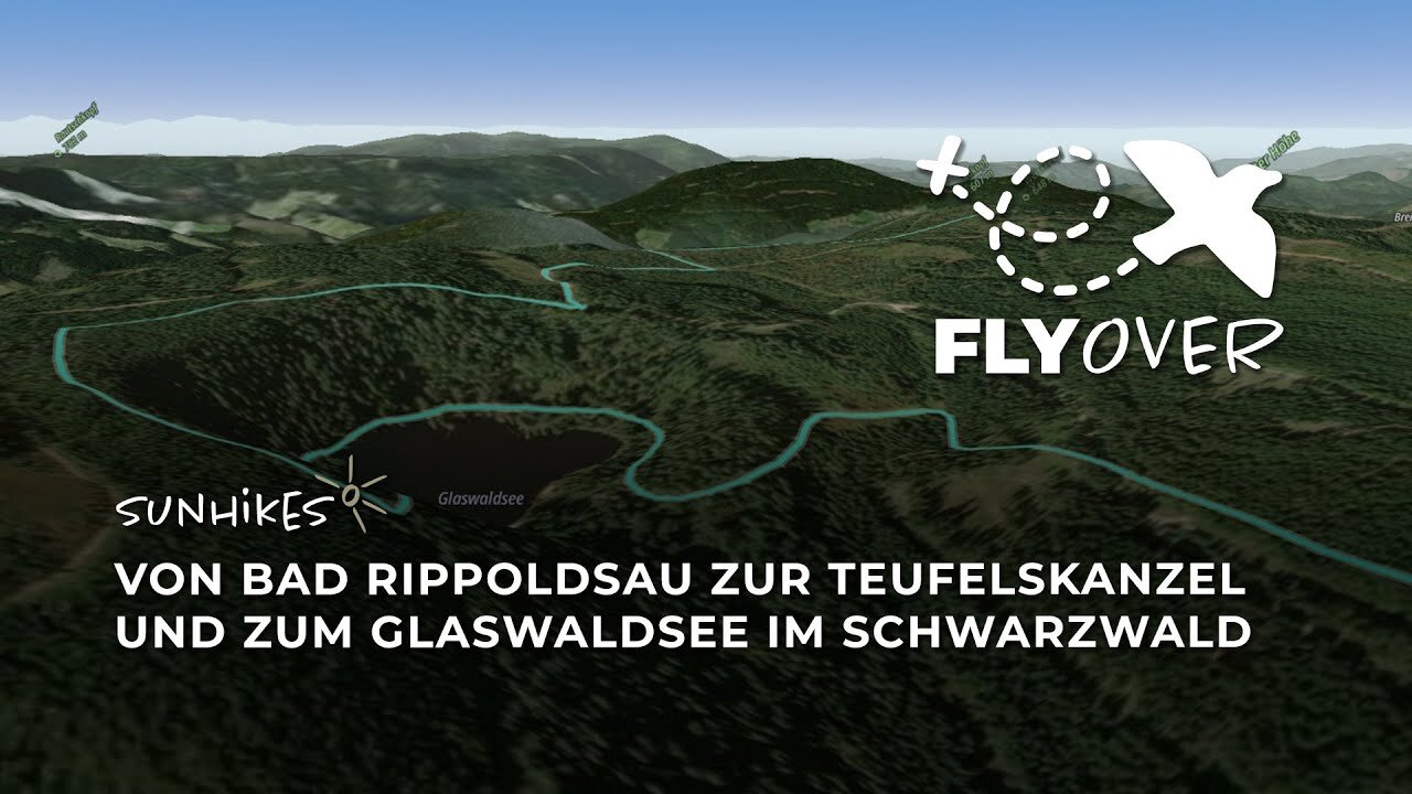 Von Bad Rippoldsau zur Teufelskanzel und zum Glaswaldsee – Flyover