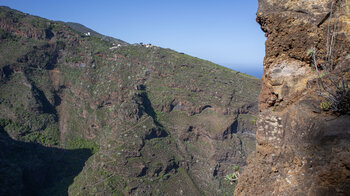 Ausblick auf den Aufstiegspfad nach El Tablado