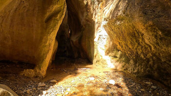 Engstelle im Barranco de la Luna