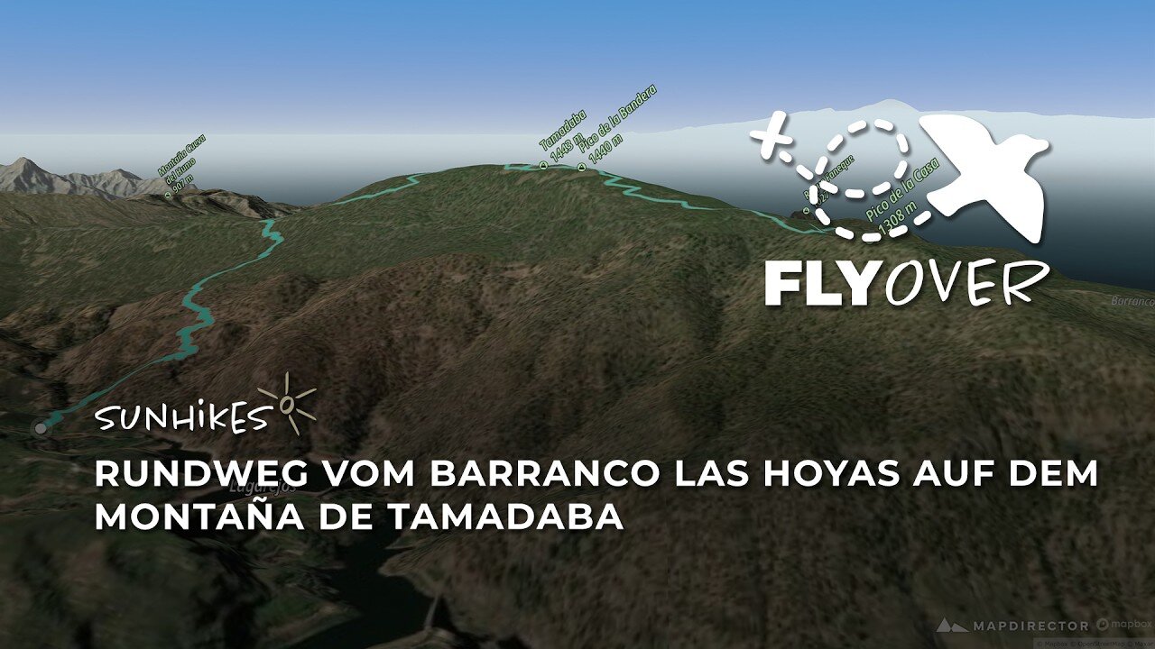 Das Flyover Video zum wilden Tamadaba-Massiv: Aufstieg vom Barranco Las Hoyas zum Berggipfel
